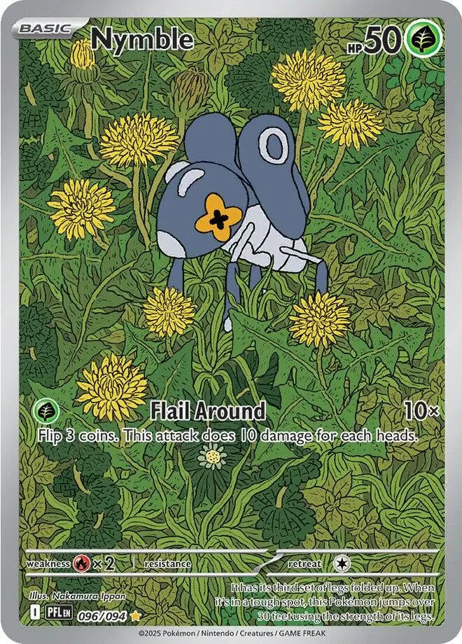 [Binder Condition] Nymble #96 Pokemon Phantasmal Flames