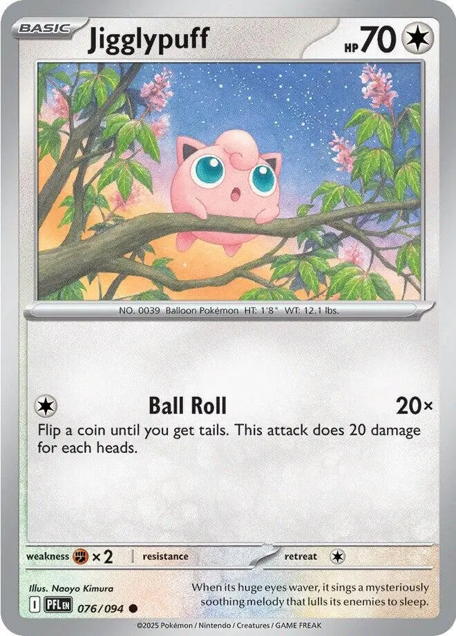 [Binder Condition] Jigglypuff #76 Pokemon Phantasmal Flames