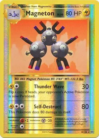 [Binder Condition] Magneton [Reverse Holo] #38 Pokemon Evolutions