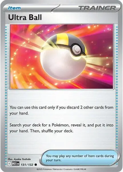 [Binder Condition] Ultra Ball #131 Pokemon Mega Evolution