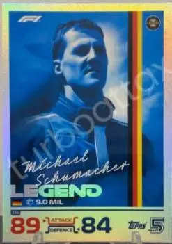 [Binder Condition] Michael Schumacher #334 2024 Topps Turbo Attax Formula 1