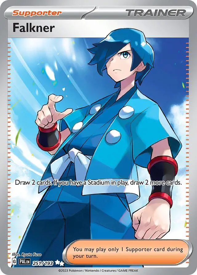 [Binder Condition] Falkner #251 Pokemon Paldea Evolved