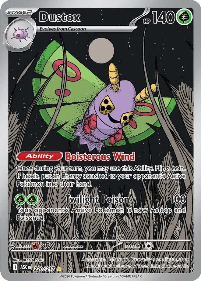 [Binder Condition] Dustox #220 Pokemon Ascended Heroes