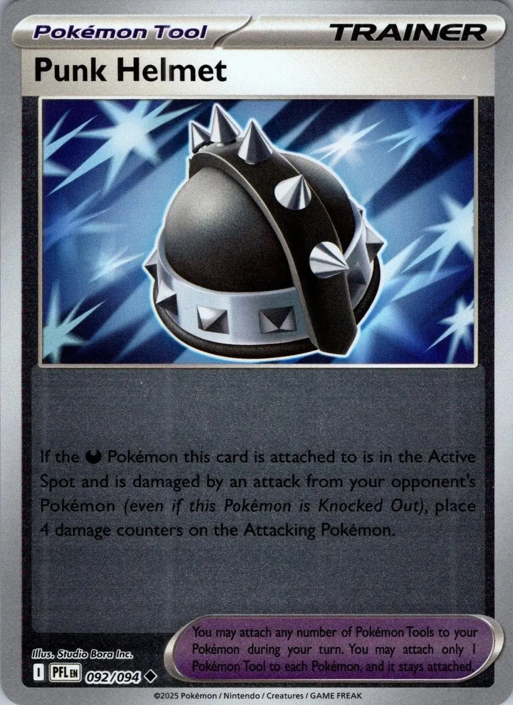 [Binder Condition] Punk Helmet [Reverse Holo] #92 Pokemon Phantasmal Flames