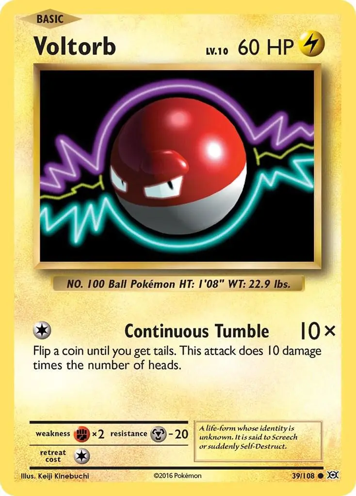 [Binder Condition] Voltorb #39 Pokemon Evolutions