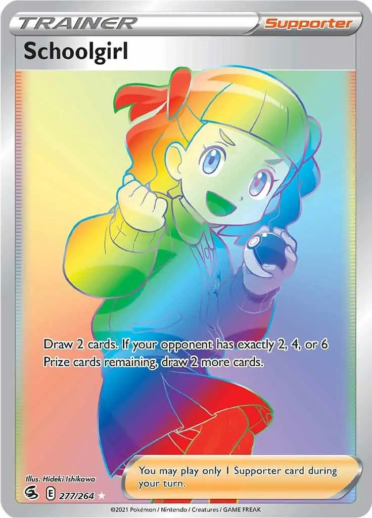 [Binder Condition] Schoolgirl #277 Pokemon Fusion Strike