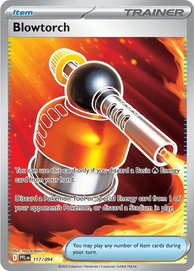 [Binder Condition] Blowtorch #117 Pokemon Phantasmal Flames