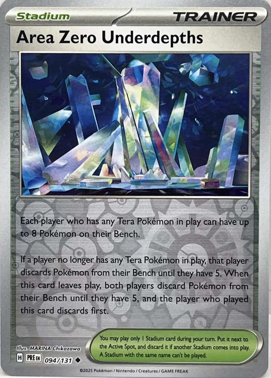 [Binder Condition] Area Zero Underdepths [Reverse] #94 Pokemon Prismatic Evolutions