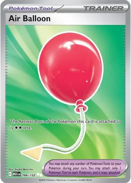 [Binder Condition] Air Balloon #166 Pokemon Mega Evolution