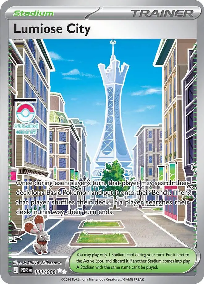 [Binder Condition] Lumiose City #111 Pokemon Perfect Order