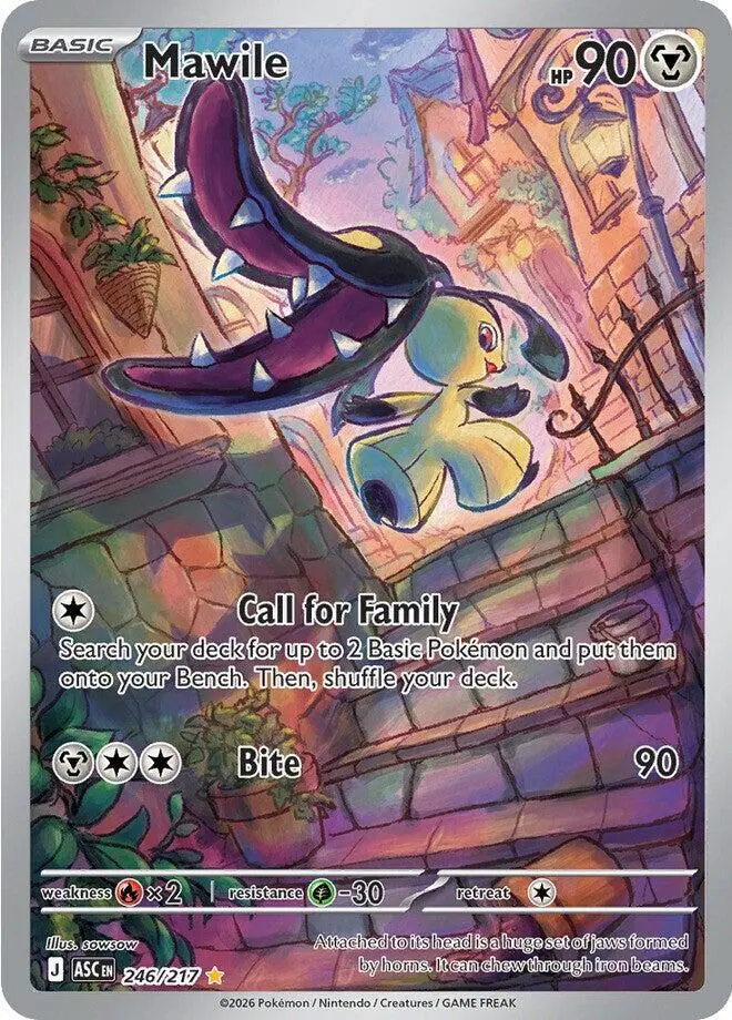 [Binder Condition] Mawile #246 Pokemon Ascended Heroes
