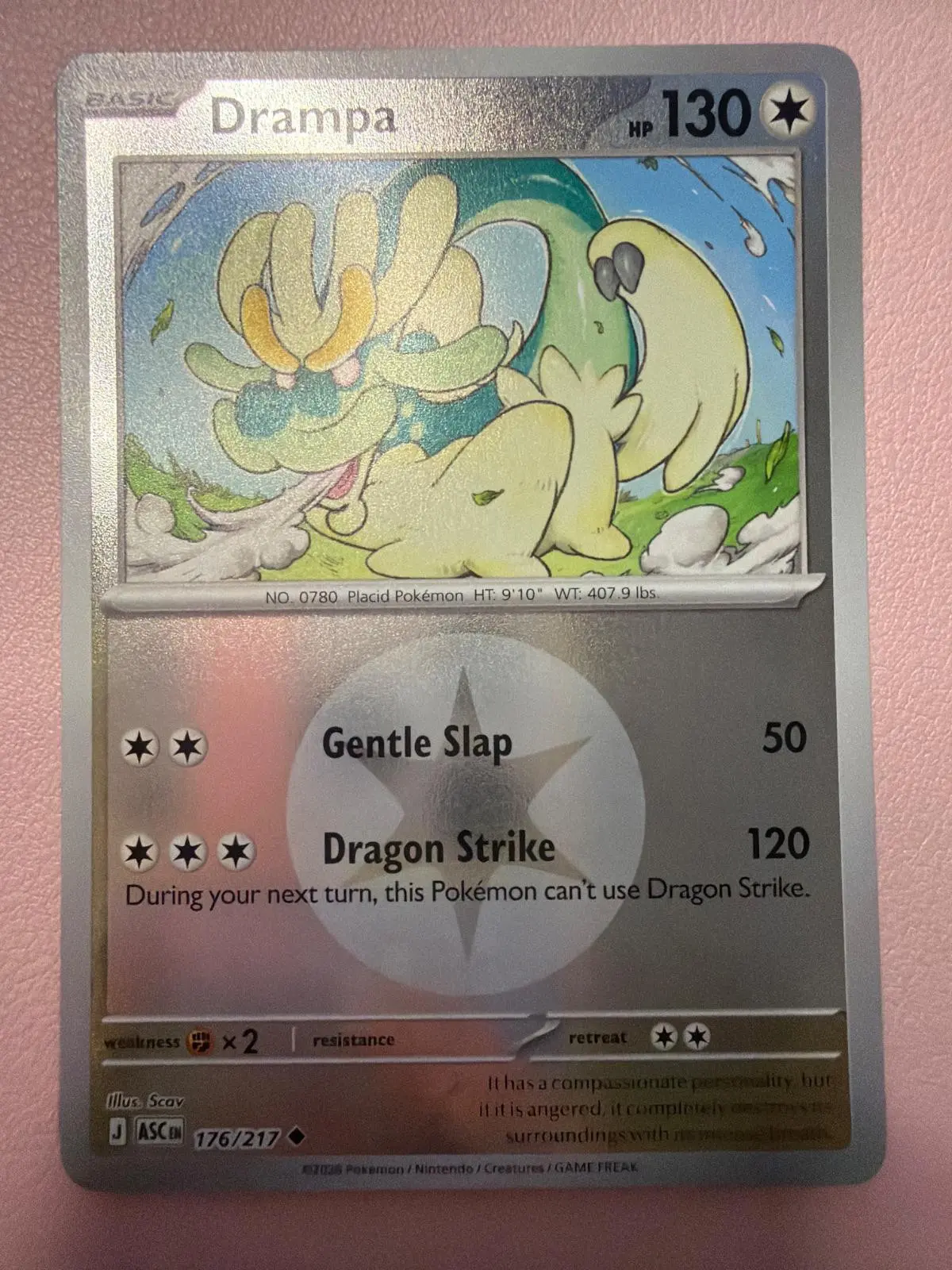 [Binder Condition] Drampa [Energy] #176 Pokemon Ascended Heroes