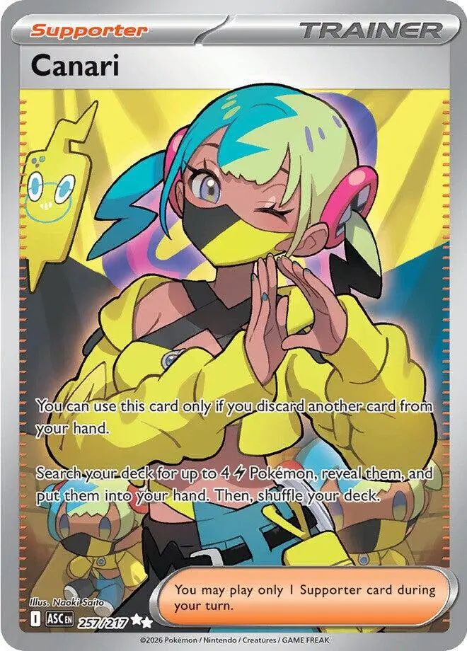 [Binder Condition] Canari #257 Pokemon Ascended Heroes