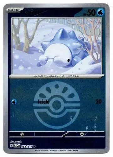 [Binder Condition] Snom [Ball] #52 Pokemon Ascended Heroes