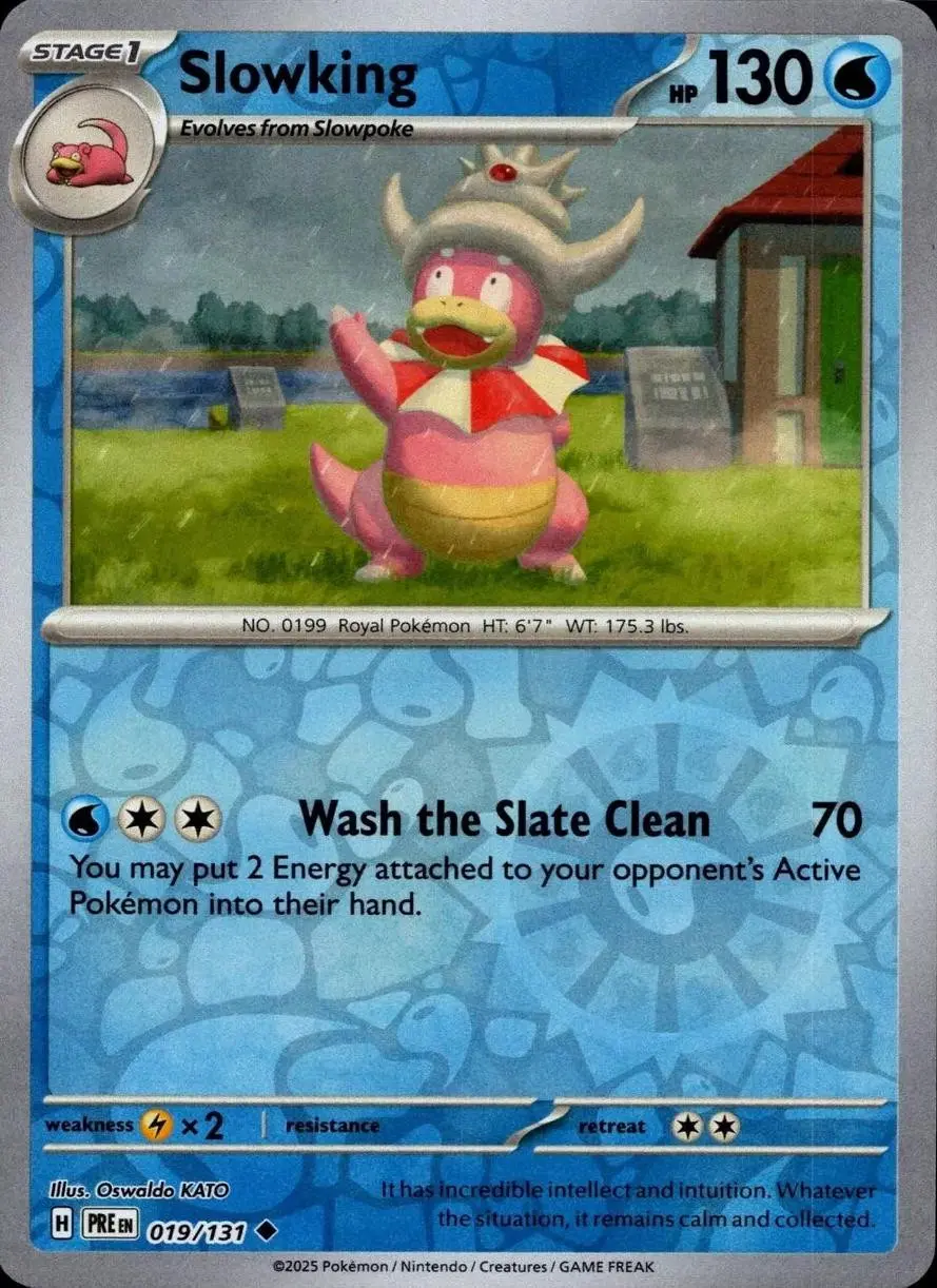 [Binder Condition] Slowking [Reverse] #19 Pokemon Prismatic Evolutions