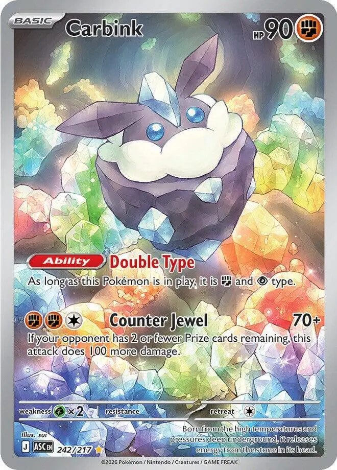 [Binder Condition] Carbink #242 Pokemon Ascended Heroes