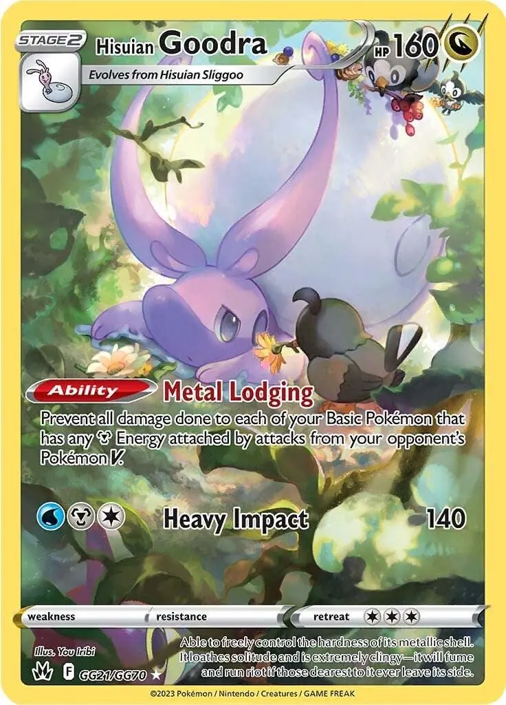 [Binder Condition] Hisuian Goodra #GG21 Pokemon Crown Zenith