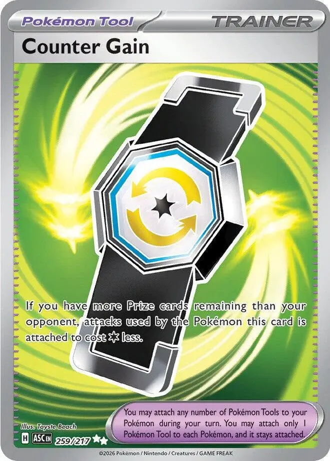 [Binder Condition] Counter Gain #259 Pokemon Ascended Heroes