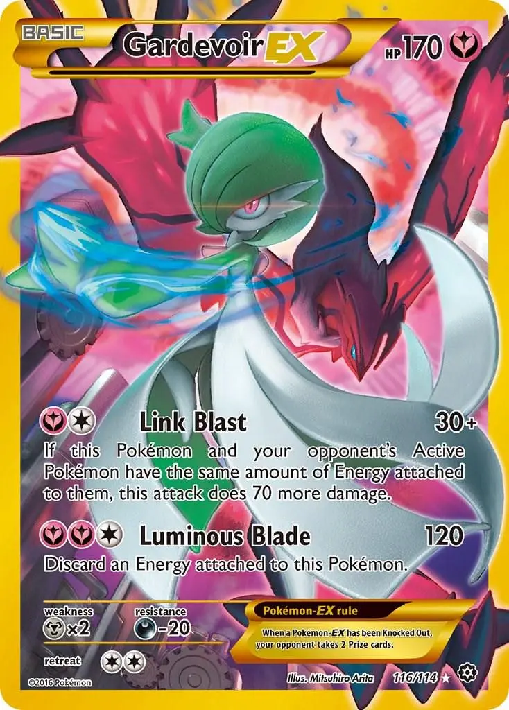 [Binder Condition] Gardevoir EX #116 Pokemon Steam Siege
