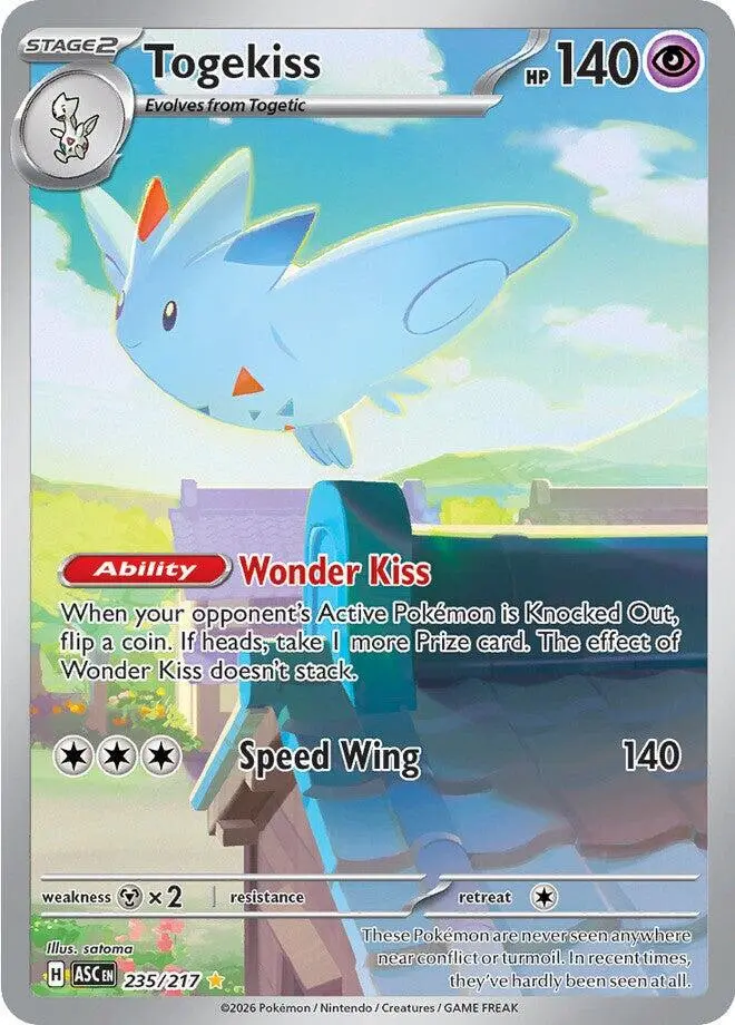 [Binder Condition] Togekiss #235 Pokemon Ascended Heroes