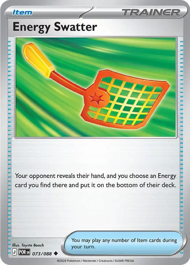 [Binder Condition] Energy Swatter #73 Pokemon Perfect Order