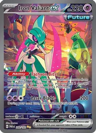 [Binder Condition] Iron Valiant ex #249 Pokemon Paradox Rift