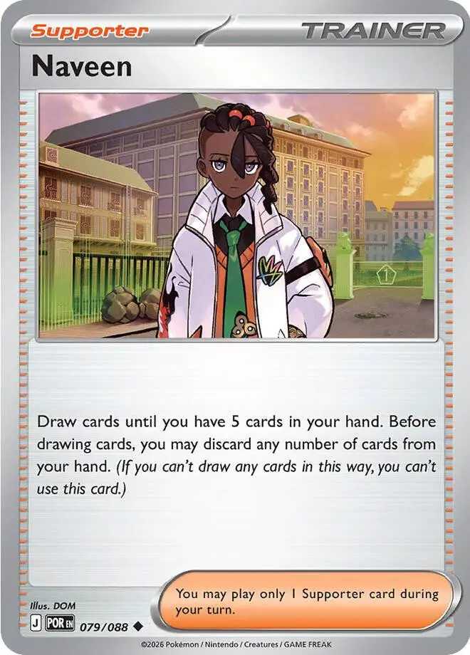 [Binder Condition] Naveen #79 Pokemon Perfect Order