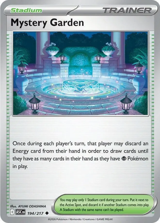 [Binder Condition] Mystery Garden #194 Pokemon Ascended Heroes