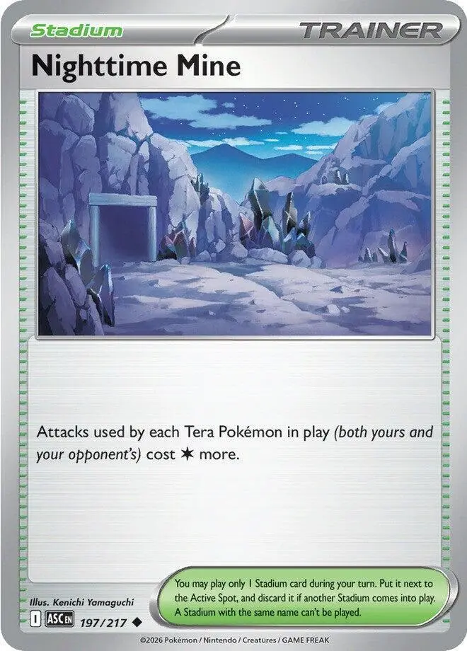 [Binder Condition] Nighttime Mine #197 Pokemon Ascended Heroes