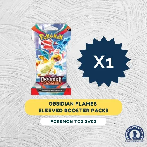 Pokémon TCG: Scarlet & Violet-Obsidian Flames Sleeved Booster Pack (10 Cards)