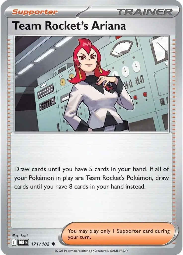[Binder Condition] Team Rocket's Ariana #171 Pokemon Destined Rivals